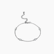 1ct Rhodium Plated Clear CZ Round Bezel Saturn