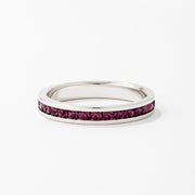 Tessa Amethyst Crystal Eternity Band