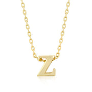 Alexia 14k Gold Pendant Z Initial Necklace