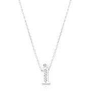 Pave Initial I Pendant