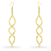 Calypso Illusion Gold Drop Earrings