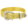 Mischa Crystal Two-Tone Belt Bracelet