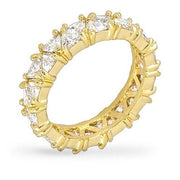 Jackie 2.8ct CZ 14k Gold Eternity Band
