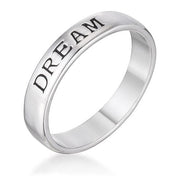 DREAM Rhodium Eternity Band