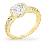 Florence 1.8ct CZ 14k Gold Simple Ring