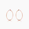 37mm  Elegant Rosegold Hoop Earrings