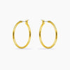 Yasmin 14k Gold Medium Hoop Earrings