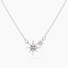 Sterling Silver Star Cluster Necklace