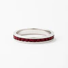 Tessa Garnet Crystal Eternity Band