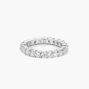 Caroline 4.1ct CZ White Gold Rhodium Classic Eternity Band