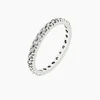 Tasha 3.5ct Clear CZ White Gold Rhodium Eternity Band