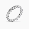 Katrina 1ct CZ White Gold Rhodium Eternity Band