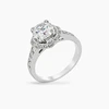 Kate 4.1ct CZ White Gold Rhodium Engagement Ring