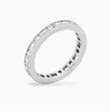 Kinna 2.5ct CZ White Gold Rhodium Eternity Band