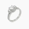 Fawna 1.5ct CZ White Gold Rhodium Elegant Bridal Set