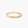 Rina 0.11ct CZ 14k Gold Delicate Band Ring