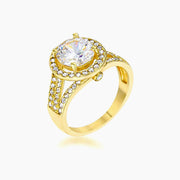 Marylin 2.5ct CZ 14k Gold Classic Ring