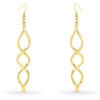 Calypso Illusion Gold Drop Earrings