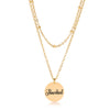 Delicate 18k Gold Plated "Thankful" Necklace