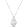 8mm Oval Cut Cubic Zirconia Fashion Pendant