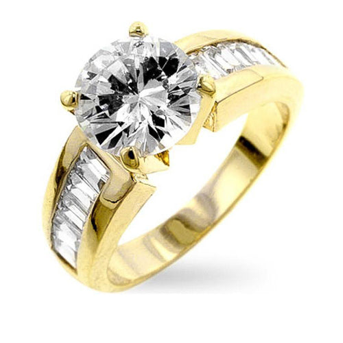 Rachel 2.8ct CZ 14k Gold Ring – BaubleBox
