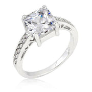 Penelope 2.1ct Clear CZ Sterling Silver Ring