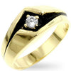 Golden Sleek Men's Ring