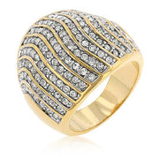 Patty Crysta Two-Tone Cocktail Ring