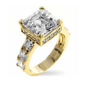 Alana 4ct CZ 14k Gold Engagement Ring