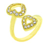 Lisette Crystal 14k Gold Heart Anniversary Ring