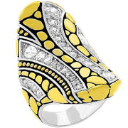 Abstract Cobblestone Ring