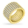 Laurie 22.5ct CZ 14K Gold Pave Ring