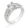 Christine 1.4ct CZ White Gold Rhodium Ring