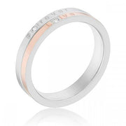 Trina Two Tone Inspiration Band Ring