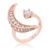 Luna .75ct CZ Rose Gold Delicate Ring