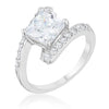 Caroline 2.3ct CZ Rhodium Statement Ring