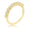 Bea 0.27ct CZ 14k Gold Delicate Band