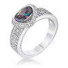 1.6 Ct Mystic Oval CZ Ring