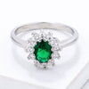 Emerald Green CZ Mini Royal Ring